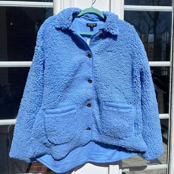 J Crew Faux Sherpa Barn Jacket NWT - Picture 8 of 8